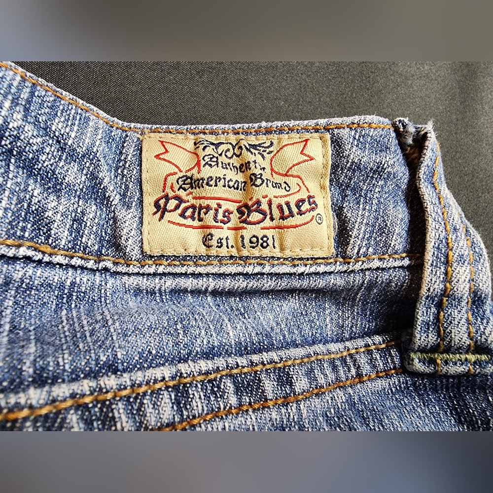 Midrise Flared Blue Jeans from Paris Blues - Picture 2 of 4